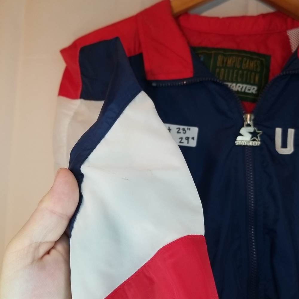 Vintage Olympic Games Starter Jacket Size Medium - Picture 6 of 9